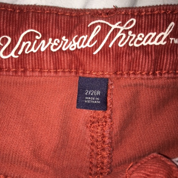 EUC Universal Thread Boot Cut High Rise Cords Size 2 - Picture 4 of 9